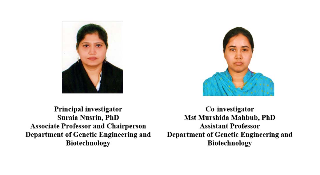 Dr. Suraia Nusrin  and Dr. Murshida Mahbub Receive