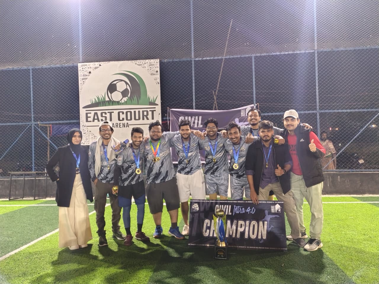 CIVIL INTRA 4.0: Celebrating Team Spirit and Footb