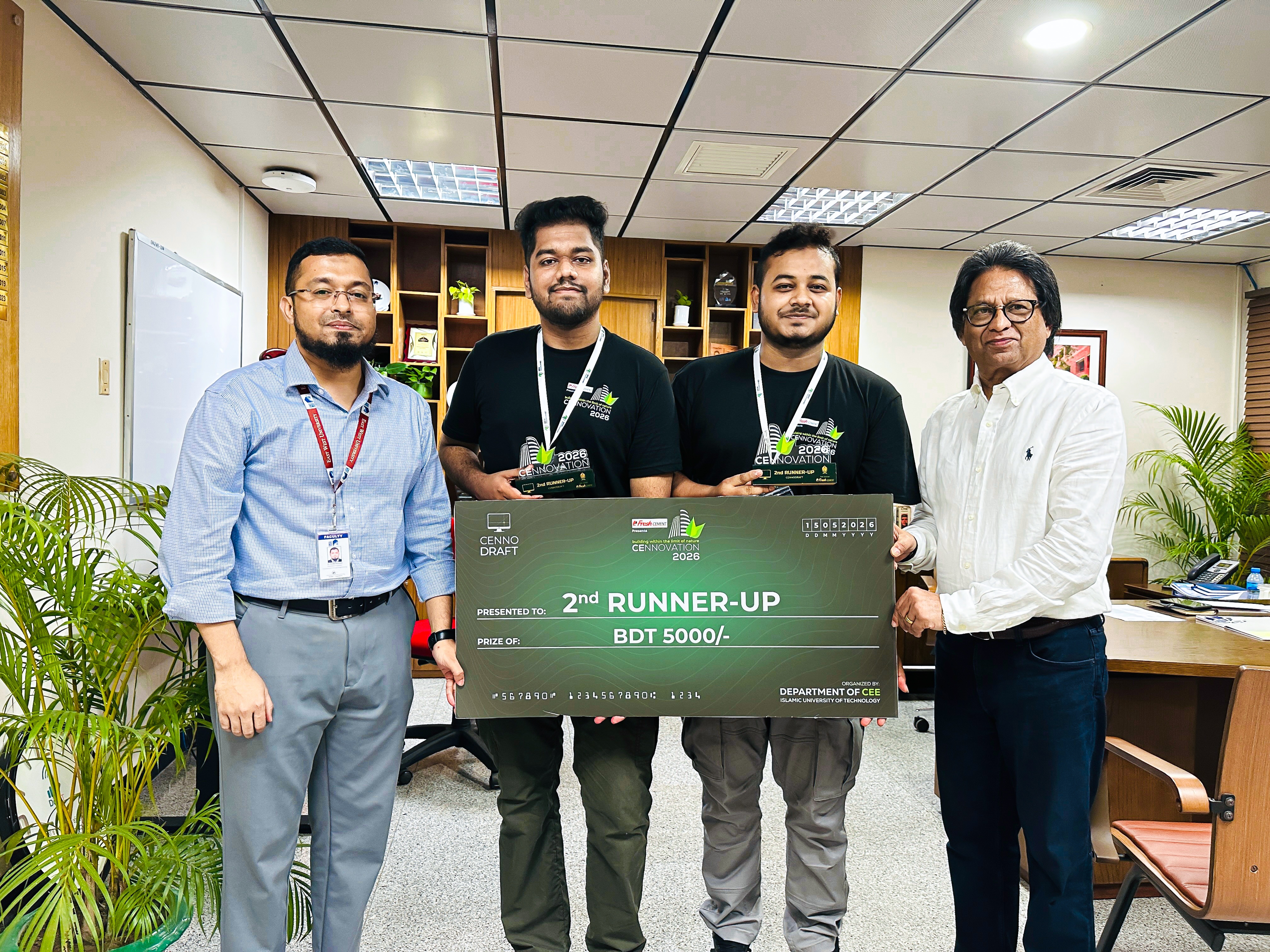 Achievement by Team “Cad Commanders” at Cennovatio...