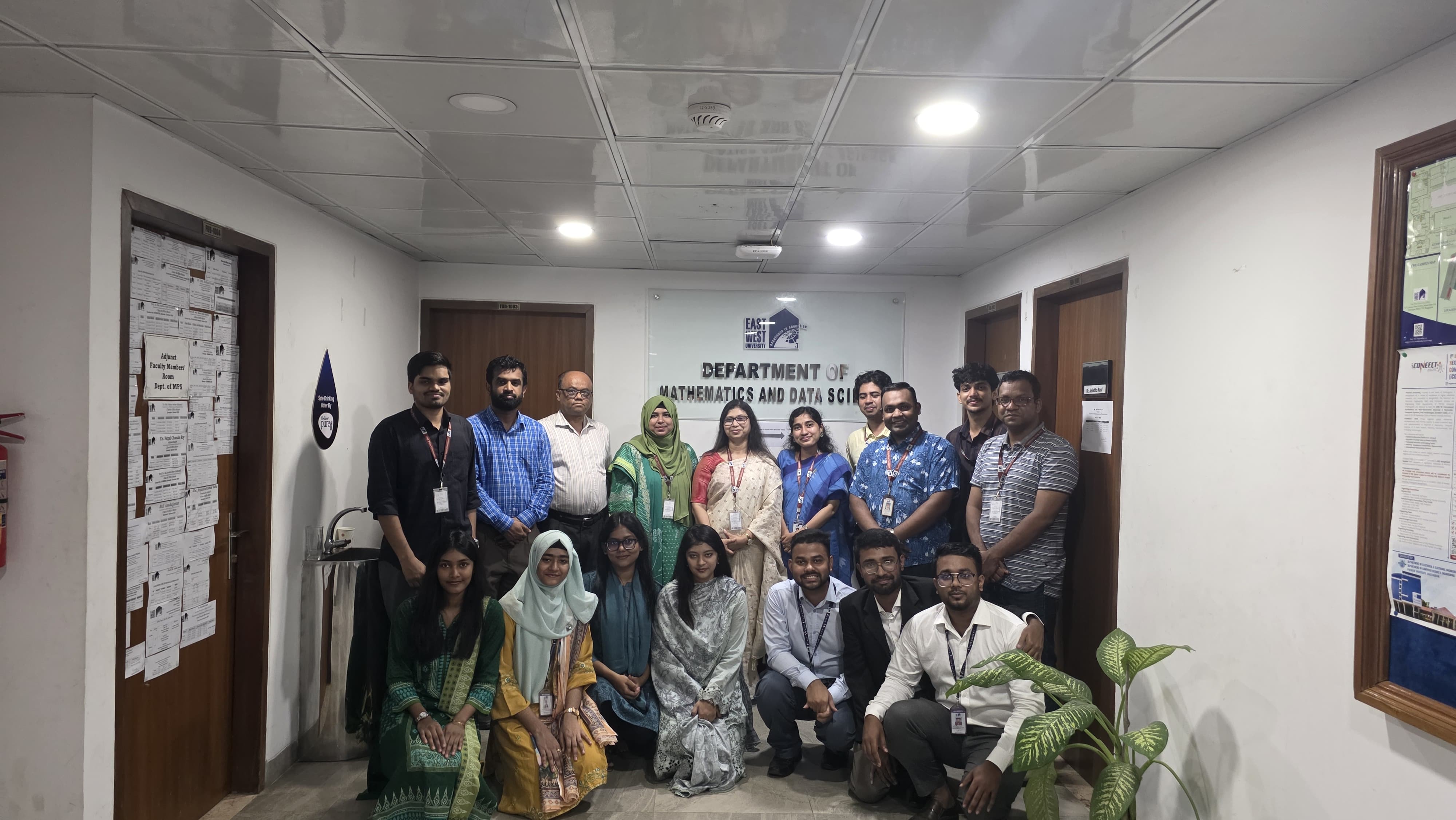 Department of Mathematics & Data Science holds it'