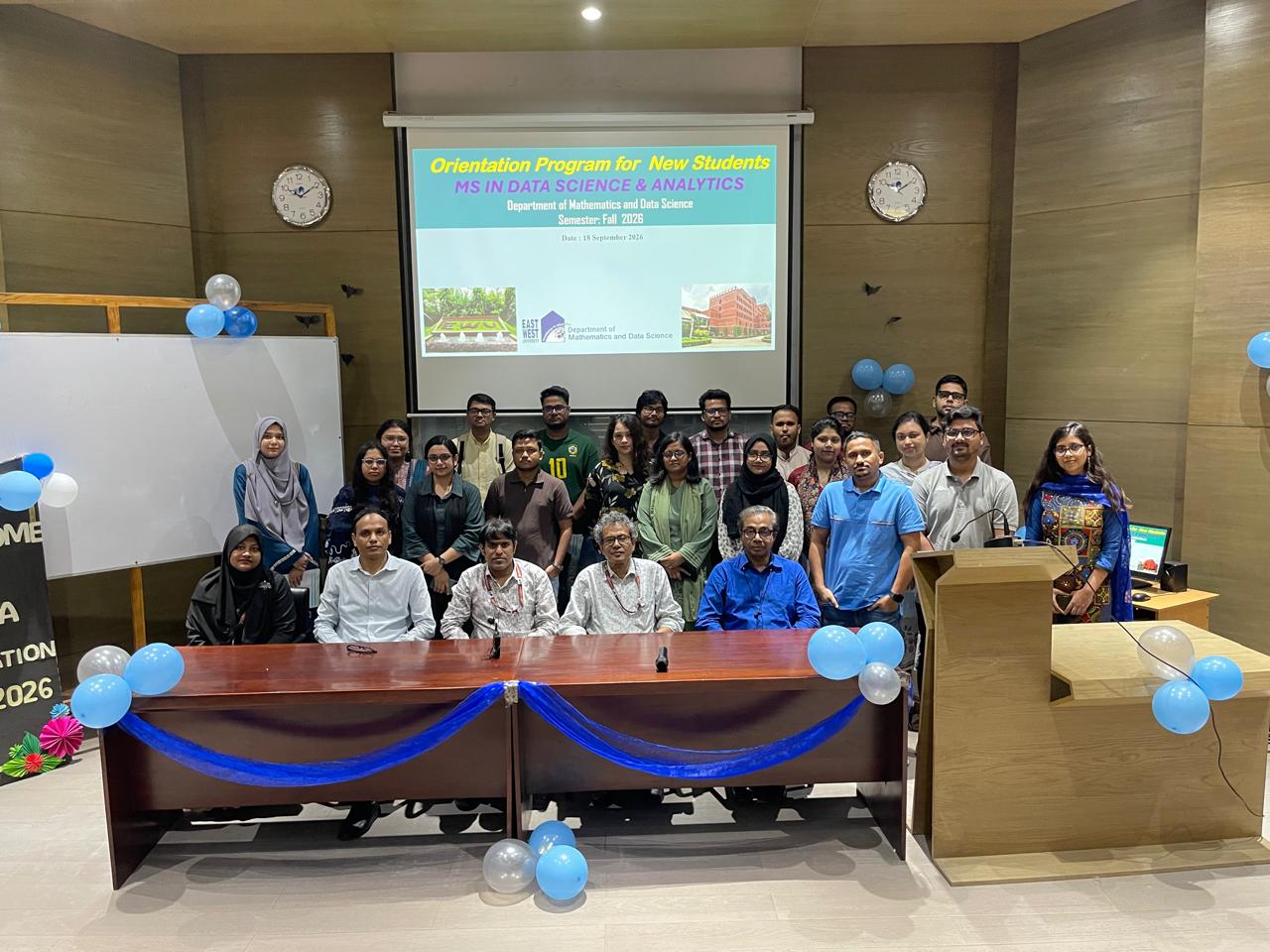 Department Welcomes New Batch (Fall 2026) of MSc S